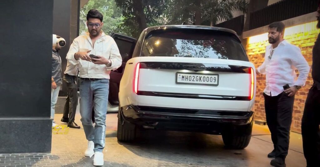 kapil sharma with his car
